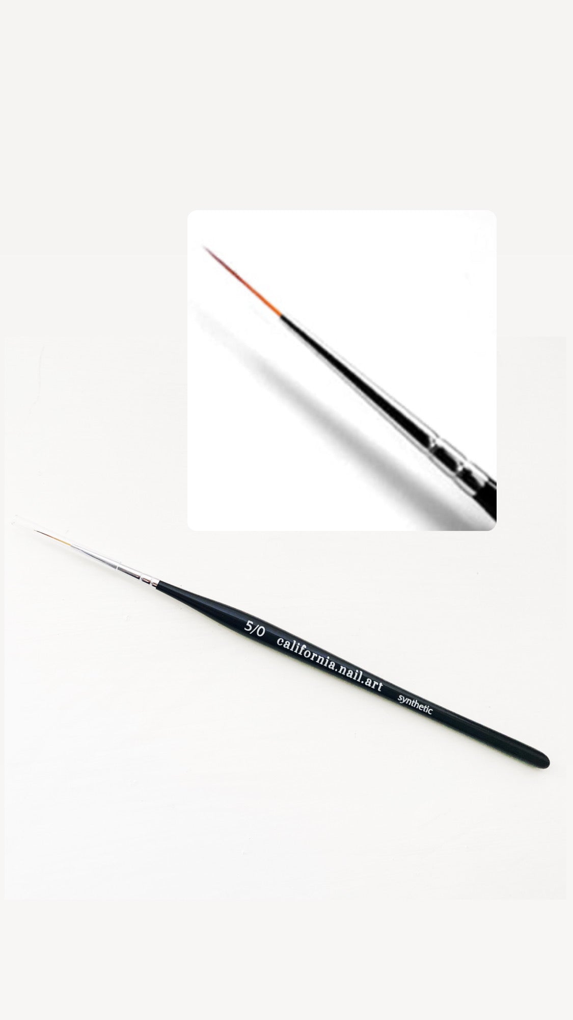 California.nail.art Brush 5\0 for design (synthetic)