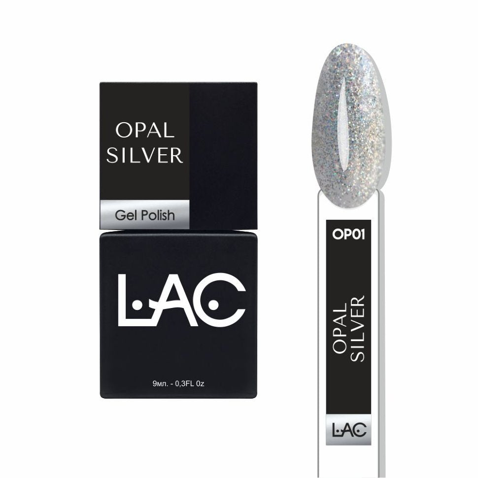 NEW GEL POLISH LAC OPAL (gold\silver)
