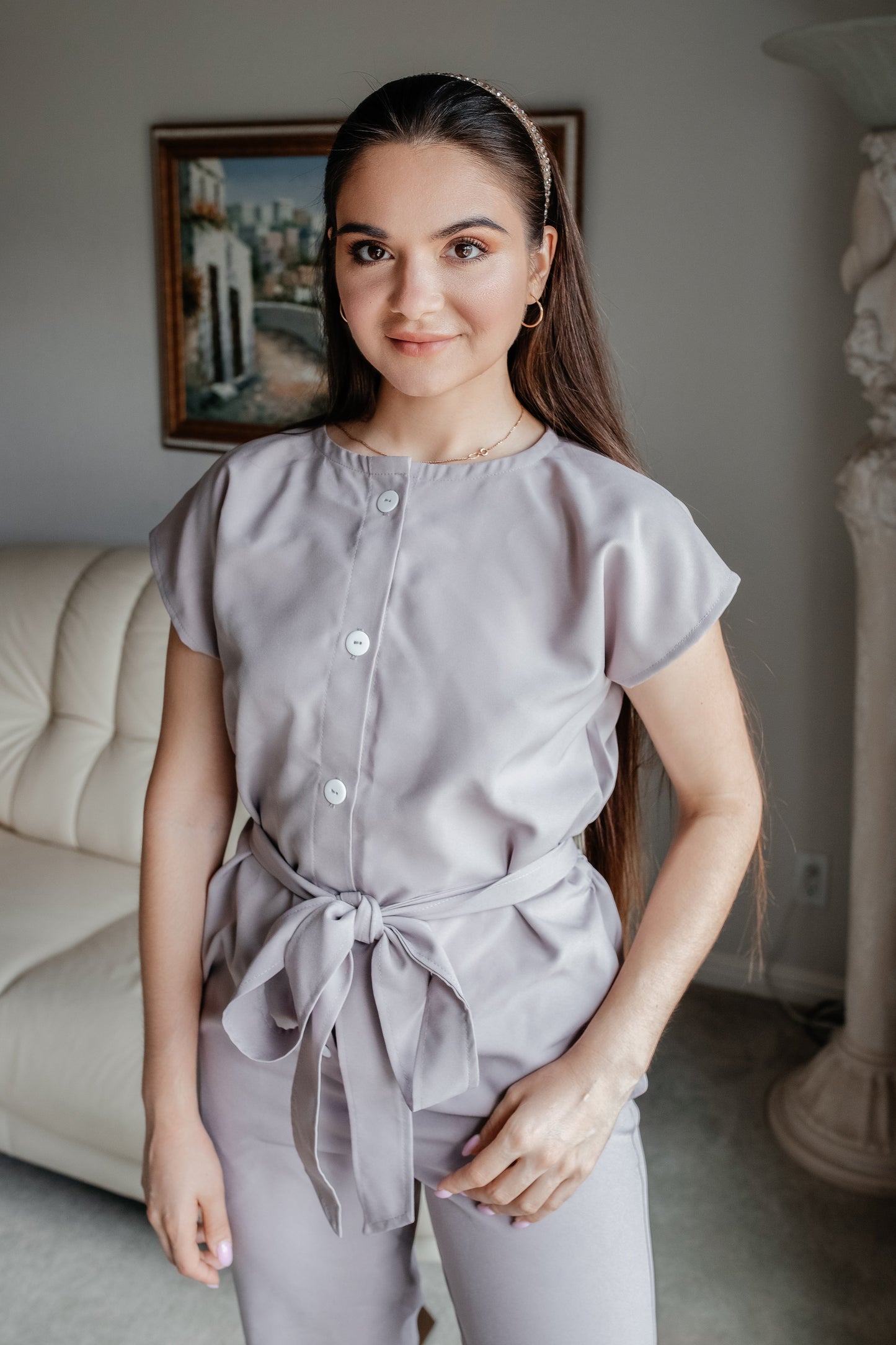 Jumpsuit dusty rose