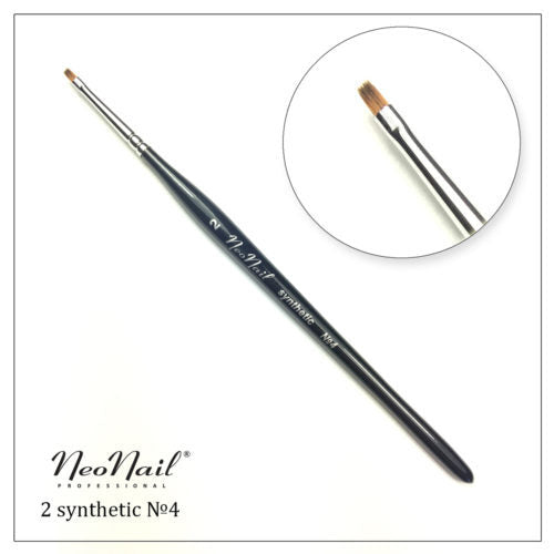 Brush No. 4 NeoNail for design 2 flat (synthetic)