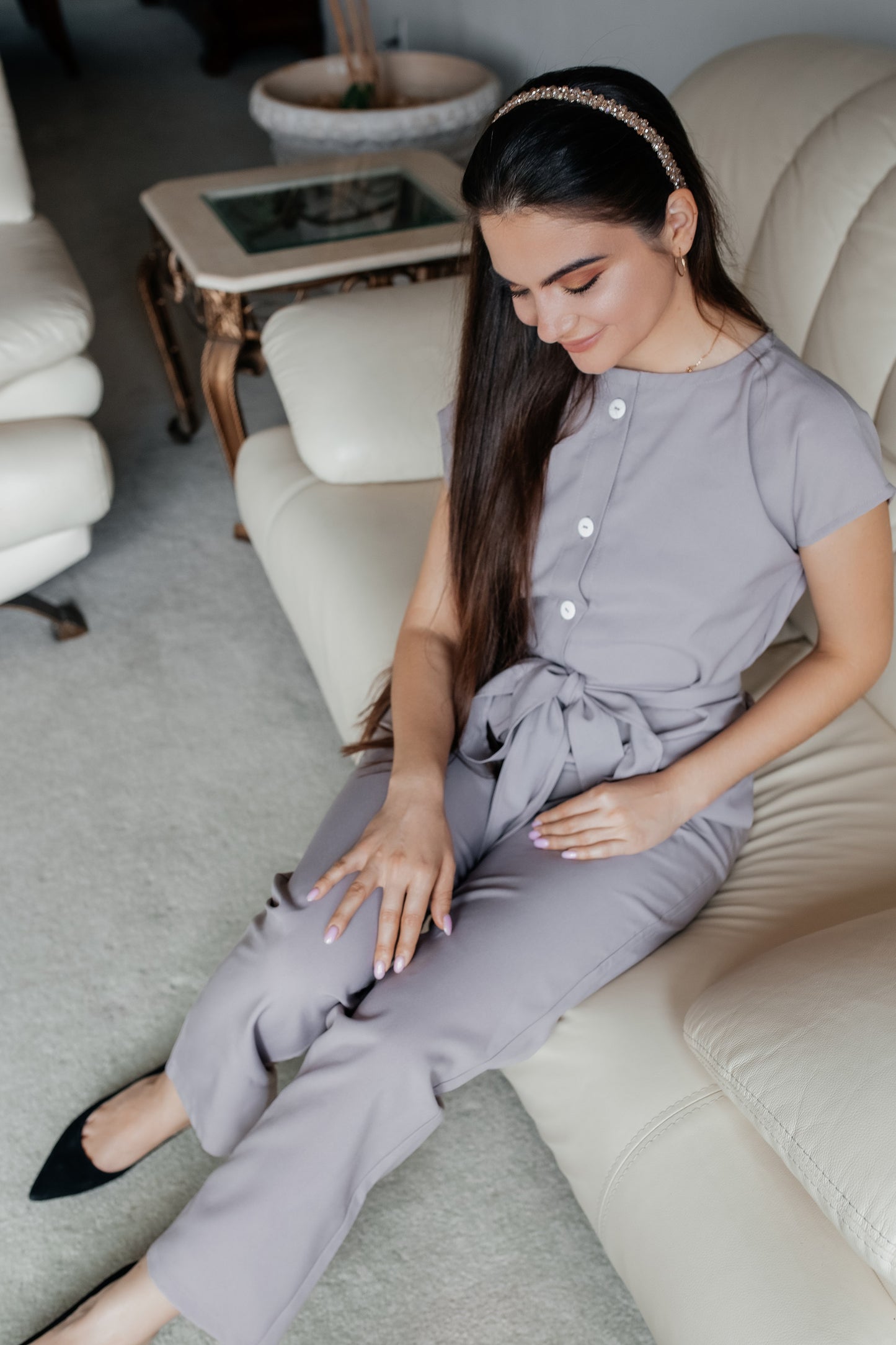 Jumpsuit dusty rose