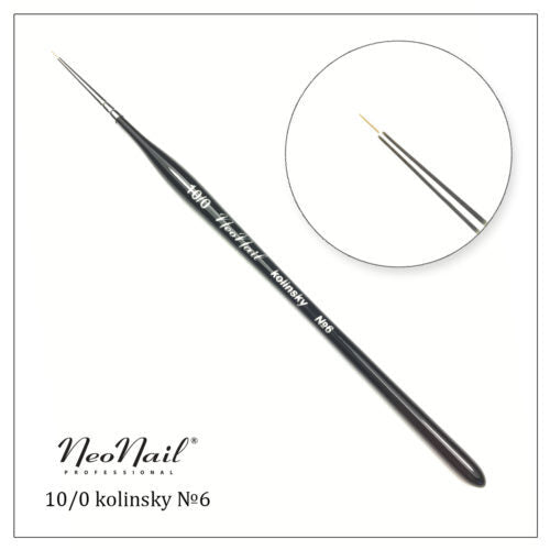 Brush No. 6 NeoNail 10/0 for the design of "dots"(kolinsky)