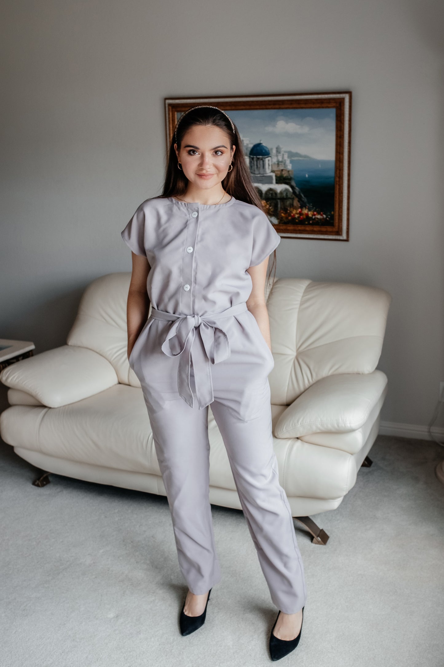 Jumpsuit dusty rose