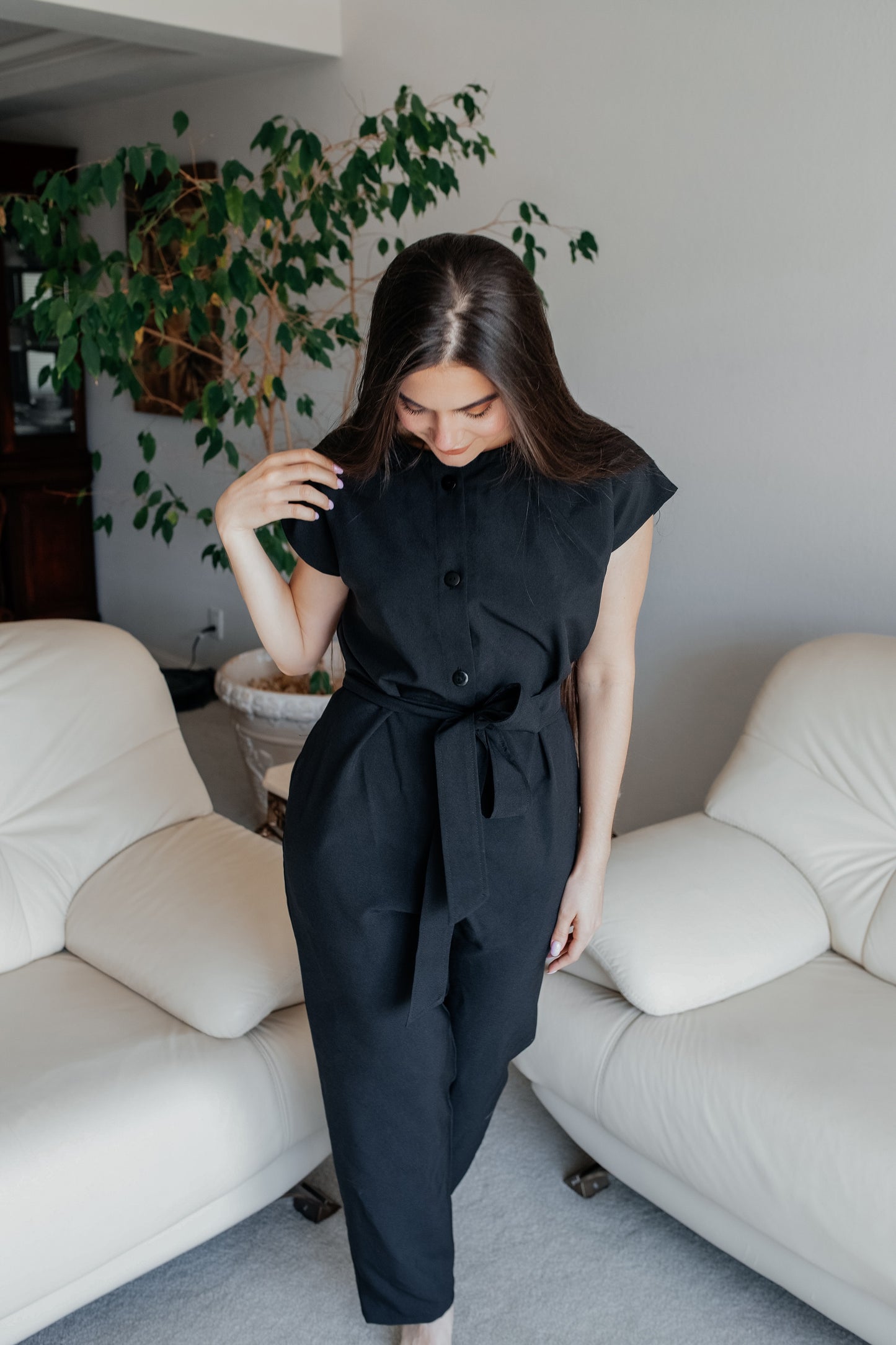 Black jumpsuit