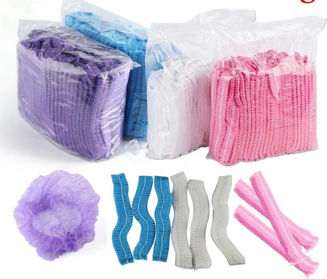 Random color disposable non-woven hat (100pc bag)