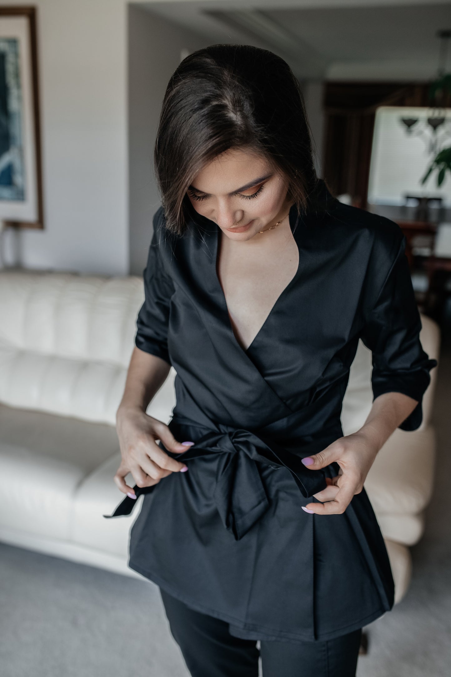 Black goldy set