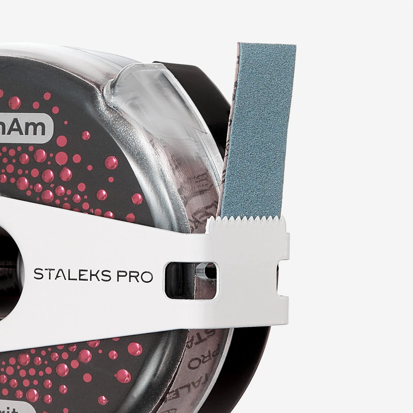 STALEKS PRO EXCLUSIVE NAIL FILE REFILL ROLL PAPMAM IN A PLASTIC CASE 106 MM