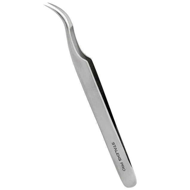 STALEKS PRO EXPERT 41/1 PROFESSIONAL EYELASH TWEEZERS (CURVED)