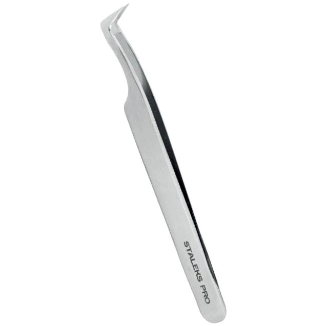 STALEKS PRO EXPERT 41/6 PROFESSIONAL EYELASH TWEEZERS (CURVED, 75°)