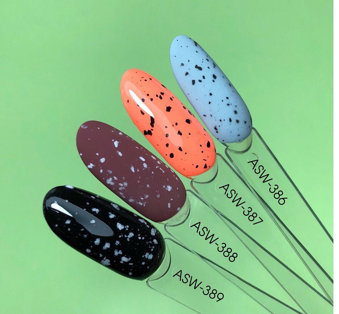 top coat no wipe with flakes (4 options)