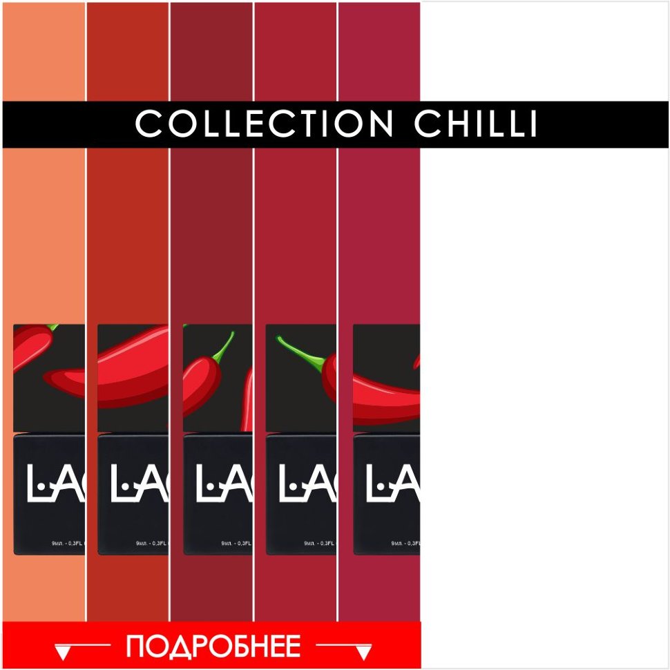 COLLECTION GEL POLISH CHILLI SKU: LAC- CH