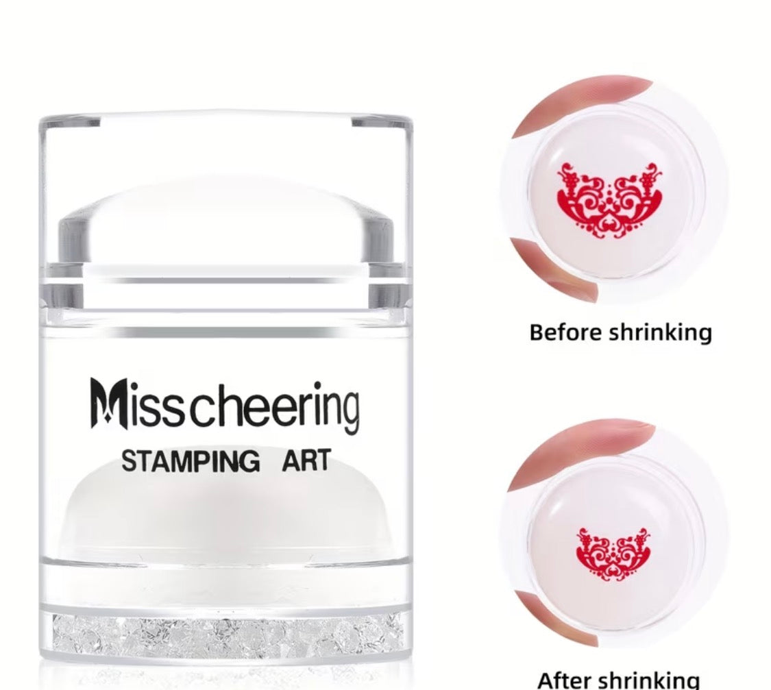 Silicone stamp for stamping
