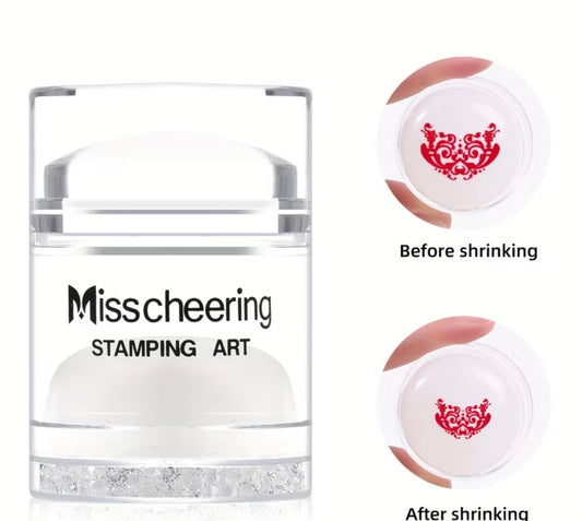 Silicone stamp for stamping