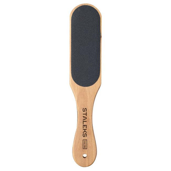 STALEKS BEAUTY&CARE 10/1 WOODEN PEDICURE FOOT FILE DOUBLE-SIDED 100/180 ABC 10/1