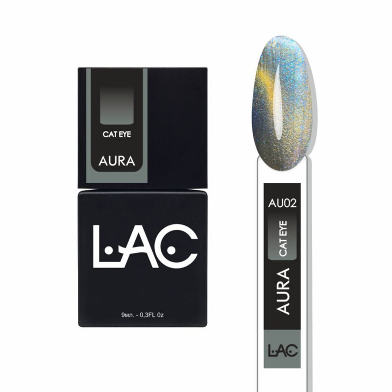 NEW COLLECTION OF GEL POLISHES AURA cat's eye L-AU