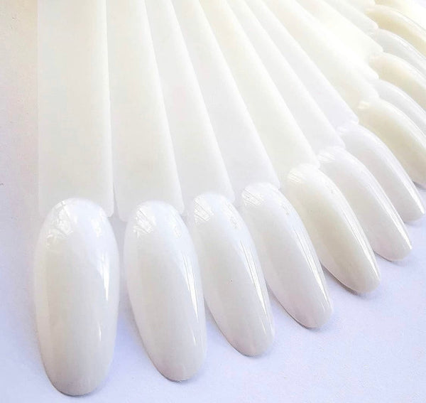 Plastic nails with metal ring 50pcs (oval)